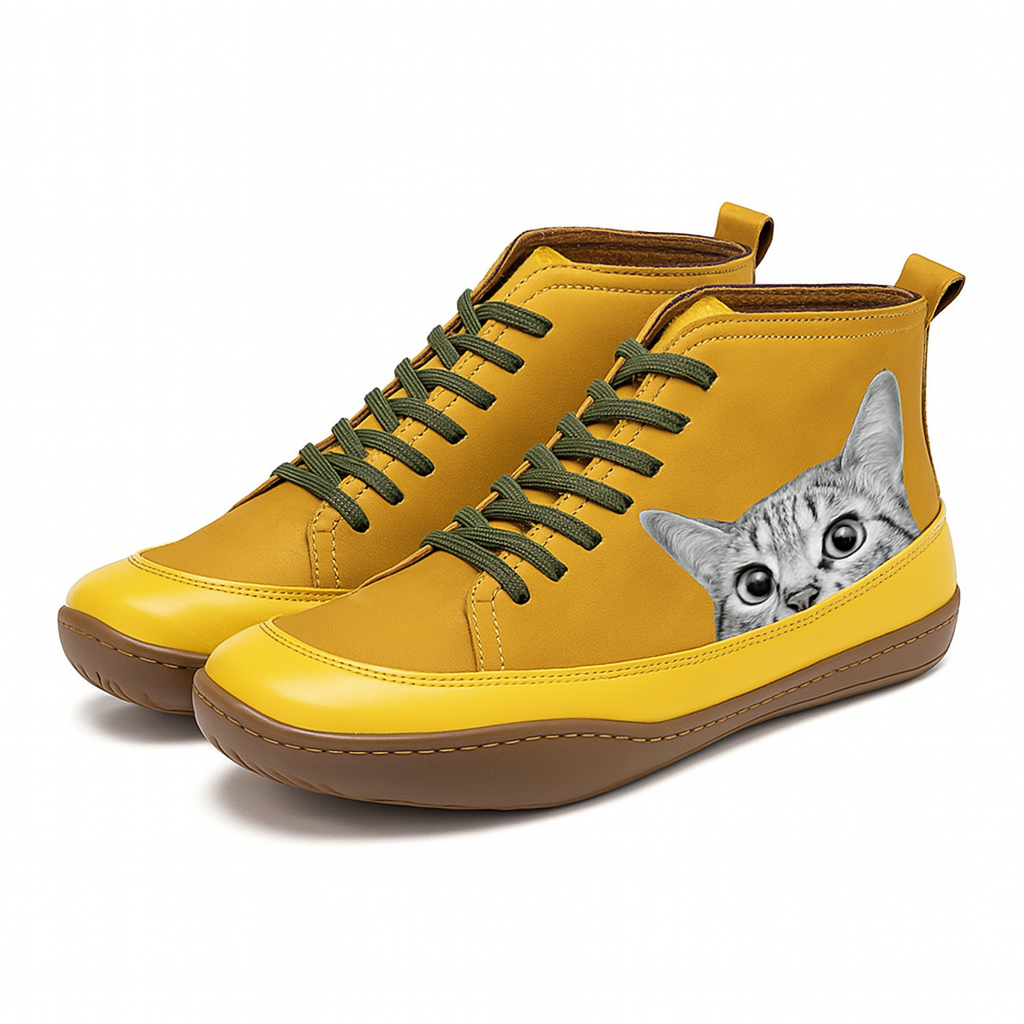 Valeria™ | Botines con Detalle Felino